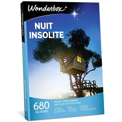 Cadeaubox Wonderbox Nuit Insolite - FR Cadeaubox Wonderbox Nuit Insolite - FR