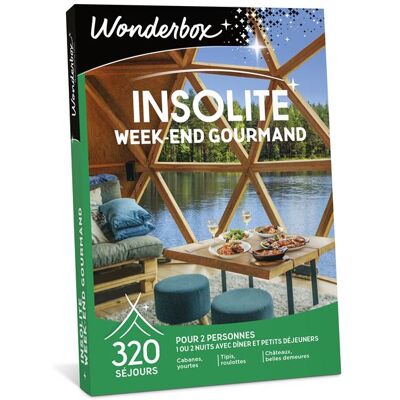 Cadeaubox Wonderbox Insolite - Week-End Gourmand FR Cadeaubox Wonderbox Insolite - Week-End Gourmand FR