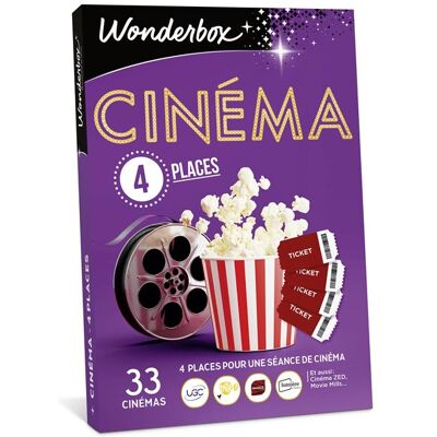 Cadeaubox Wonderbox Cinéma 4 Places FR Cadeaubox Wonderbox Cinéma 4 Places FR