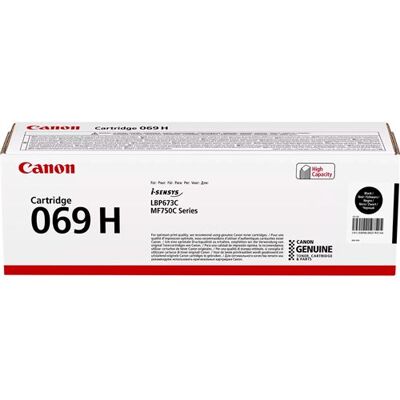 Canon 069H - Hoog rendement - zwart - origineel - doos - tonercartridge - voor i-SENSYS LBP673Cdw, LBP673dw, MF752Cdw, MF754Cdw Canon 069H - Hoog rendement - zwart - origineel - doos - tonercartridge - voor i-SENSYS LBP673Cdw, LBP673dw, MF752Cdw, MF754Cdw