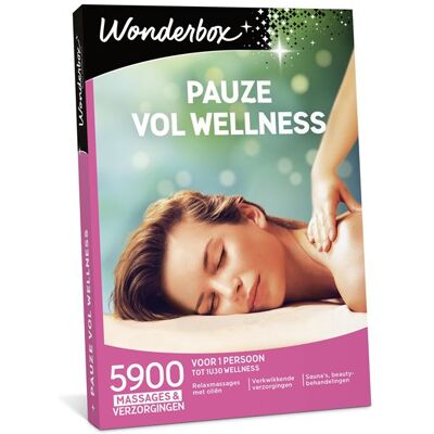 Cadeaubox Wonderbox Pauze Vol Wellness NL Cadeaubox Wonderbox Pauze Vol Wellness NL