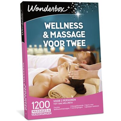 Cadeaubox Wonderbox Wellness & Massage Voor Twee NL Cadeaubox Wonderbox Wellness & Massage Voor Twee NL