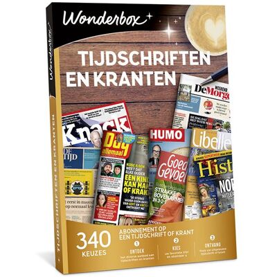 Cadeaubox Wonderbox Tijdschriften En Kranten - NL Cadeaubox Wonderbox Tijdschriften En Kranten - NL
