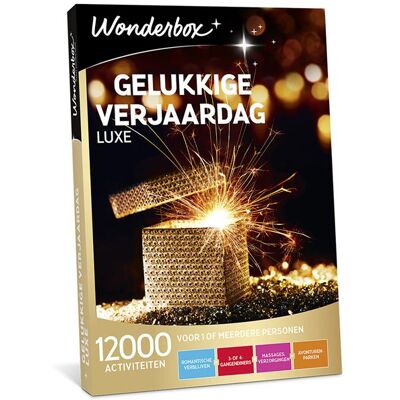 Cadeaubox Wonderbox Gelukkige Verjaardag - Luxe - Nl Cadeaubox Wonderbox Gelukkige Verjaardag - Luxe - Nl