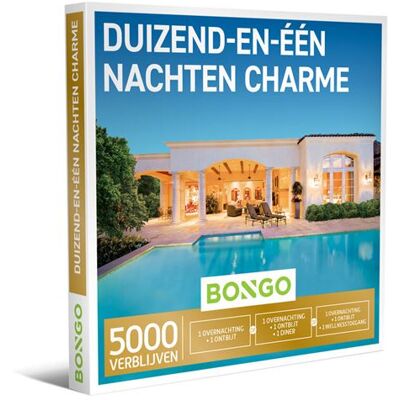 Cadeaubox Bongo Duizend-en-één Nachten Charme - NL Cadeaubox Bongo Duizend-en-één Nachten Charme - NL