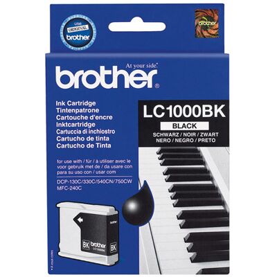 Brother LC1000BK - zwart - origineel - inktcartridge Brother LC1000BK - zwart - origineel - inktcartridge