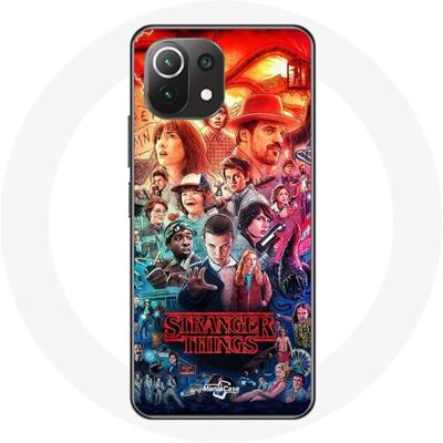 Hoesje voor Xiaomi Mi 11 Lite Stranger Things Teaser Seizoen 4 Poster Karakters Art Maniacase Hoesje voor Xiaomi Mi 11 Lite Stranger Things Teaser Seizoen 4 Poster Karakters Art Maniacase