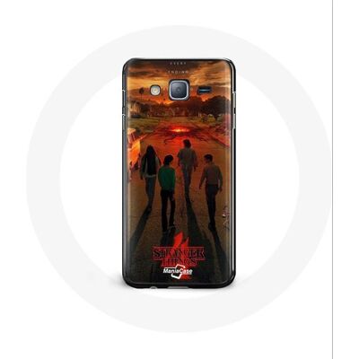 Hoesje voor Samsung Galaxy A3 Stranger Things Seizoen 4 Poster Art New Theory Crew Maniacase Hoesje voor Samsung Galaxy A3 Stranger Things Seizoen 4 Poster Art New Theory Crew Maniacase