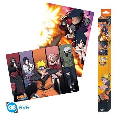 ABYSSE CORP Naruto-groupes-set De 2 Posters 52x38 - Produits Dérivés Vidéo ABYSSE CORP Naruto-groupes-set De 2 Posters 52x38 - Produits Dérivés Vidéo