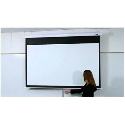 Elite Screens Manual Series M120XWV2 - Projectiescherm - aan het plafond monteerbaar, monteerbaar aan muur - 120" (305 cm) - 4:3 - MaxWhite - wit Elite Screens Manual Series M120XWV2 - Projectiescherm - aan het plafond monteerbaar, monteerbaar aan muur - 120" (305 cm) - 4:3 - MaxWhite - wit