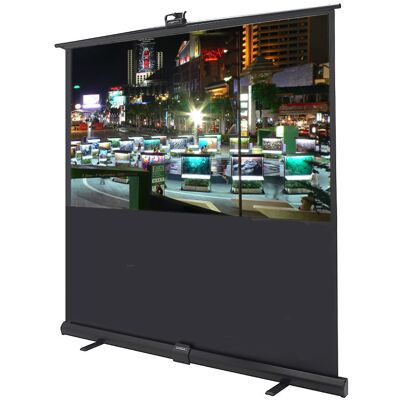 Lumene Paradise 170C - Projectiescherm met vloerstandaard - 80" (203 cm) - 16:9 - WMat-ST - glanzend zwart Lumene Paradise 170C - Projectiescherm met vloerstandaard - 80" (203 cm) - 16:9 - WMat-ST - glanzend zwart