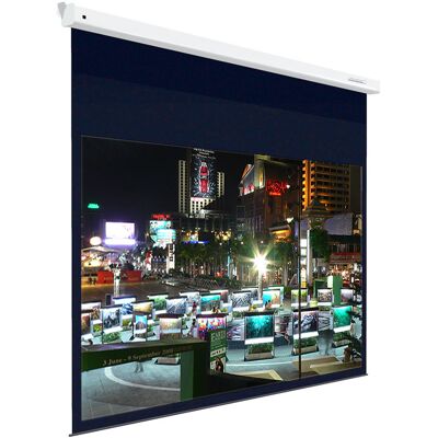 Lumene Embassy 2 200C - Projectiescherm - aan het plafond monteerbaar, monteerbaar aan muur - gemotoriseerd - 92" (233 cm) - 16:9 - wit, WMat-ST - lakwit Lumene Embassy 2 200C - Projectiescherm - aan het plafond monteerbaar, monteerbaar aan muur - gemotoriseerd - 92" (233 cm) - 16:9 - wit, WMat-ST - lakwit