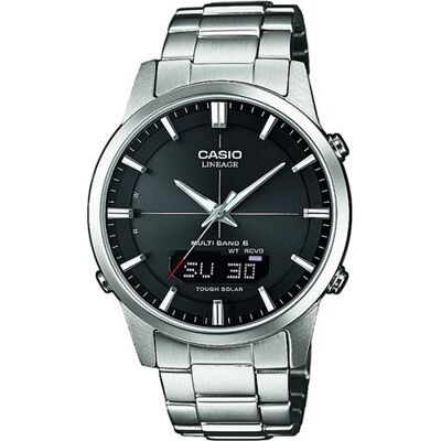 Casio LCW-M170D-1AER - Polshorloge - kwarts - analoog en digitaal - massief roestvrij staal Casio LCW-M170D-1AER - Polshorloge - kwarts - analoog en digitaal - massief roestvrij staal