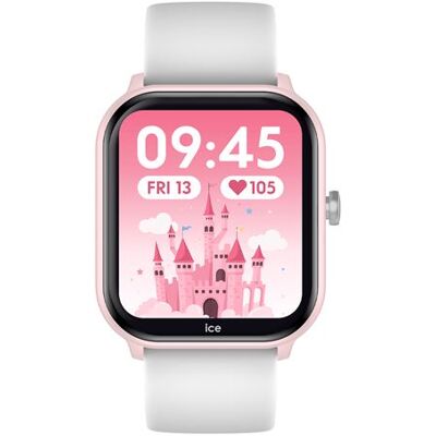 Ice-Watch Ice Watch Smartwatch Smart Junior 3.0 35.4 mm Pink met Wit bandje Ice-Watch Ice Watch Smartwatch Smart Junior 3.0 35.4 mm Pink met Wit bandje
