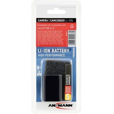Ansmann A-Can NB 2 LH - Camcorder-batterij - Li-Ion - 720 mAh - voor Canon MV4i, MV4i MC, MVX20i, MVX25i Ansmann A-Can NB 2 LH - Camcorder-batterij - Li-Ion - 720 mAh - voor Canon MV4i, MV4i MC, MVX20i, MVX25i