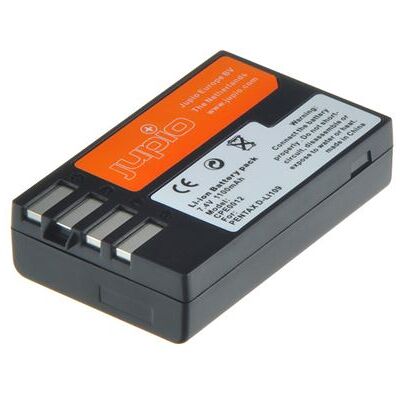 Jupio - Batterij - Li-Ion - 1100 mAh - voor Pentax K-30, K-70, KP, K-r, K-S1, K-S2 Jupio - Batterij - Li-Ion - 1100 mAh - voor Pentax K-30, K-70, KP, K-r, K-S1, K-S2