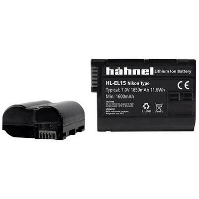 Hähnel HL-EL15 - Batterij - Li-Ion - 1650 mAh - voor Nikon D600, D610, D7000, D7100, D7200, D750, D7500, D800, D800E, D810, D810A, Z 6II, Z7; 1 Hähnel HL-EL15 - Batterij - Li-Ion - 1650 mAh - voor Nikon D600, D610, D7000, D7100, D7200, D750, D7500, D800, D800E, D810, D810A, Z 6II, Z7; 1