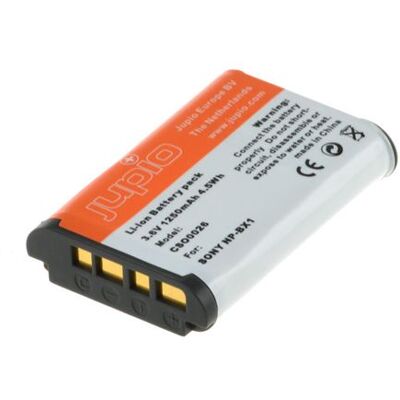 Jupio - Batterij - Li-Ion - 1250 mAh - voor Sony ZV-1, ZV-1F; Cyber-shot DSC-HX95, HX99, RX100, WX700; VLOGCAM ZV-1A, 1G Jupio - Batterij - Li-Ion - 1250 mAh - voor Sony ZV-1, ZV-1F; Cyber-shot DSC-HX95, HX99, RX100, WX700; VLOGCAM ZV-1A, 1G