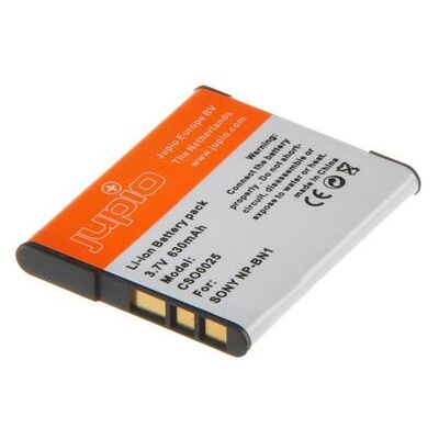 Jupio - Batterij - Li-Ion - 630 mAh - 2.3 Wu - voor Sony Action Cam-HDR-AS30; Cyber-shot DSC-QX10, QX30, TX100, W810, W830, WX170, WX220 Jupio - Batterij - Li-Ion - 630 mAh - 2.3 Wu - voor Sony Action Cam-HDR-AS30; Cyber-shot DSC-QX10, QX30, TX100, W810, W830, WX170, WX220