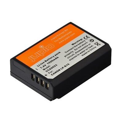 Jupio - Batterij - Li-Ion - 1020 mAh - voor Canon EOS 1500, 2000, 3000, 4000, Kiss X80, Kiss X90, Rebel T100, Rebel T7, Rebel T7+ Jupio - Batterij - Li-Ion - 1020 mAh - voor Canon EOS 1500, 2000, 3000, 4000, Kiss X80, Kiss X90, Rebel T100, Rebel T7, Rebel T7+