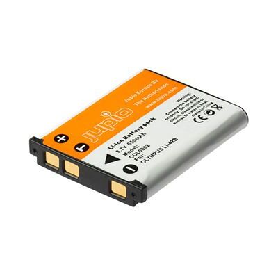 Jupio - Batterij - Li-Ion - 520 mAh - voor Casio EXILIM-EX-H60, ZS160, ZS180, ZS190, ZS210, ZS240, ZS260; Fujifilm Instax Mini 90 Jupio - Batterij - Li-Ion - 520 mAh - voor Casio EXILIM-EX-H60, ZS160, ZS180, ZS190, ZS210, ZS240, ZS260; Fujifilm Instax Mini 90