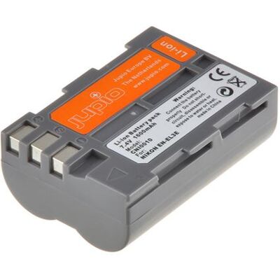 Jupio - Batterij - Li-Ion - 1600 mAh - 11.8 Wu - voor Nikon D100, D200, D200 Kit, D300, D300S, D50, D70, D700, D70s, D80, D90, WT-4A Jupio - Batterij - Li-Ion - 1600 mAh - 11.8 Wu - voor Nikon D100, D200, D200 Kit, D300, D300S, D50, D70, D700, D70s, D80, D90, WT-4A