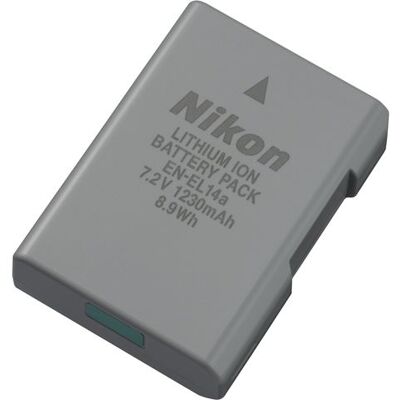 Nikon Batterij EN-EL14A pour Nikon D5100, D5200 et D5300 Nikon Batterij EN-EL14A pour Nikon D5100, D5200 et D5300