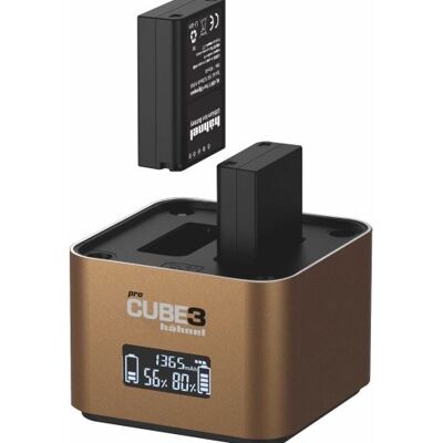 Hähnel Dubbele acculader ProCube3 voor Olympus BLN-1 BLS-5 en BLH-1 accu's Bruin Hähnel Dubbele acculader ProCube3 voor Olympus BLN-1 BLS-5 en BLH-1 accu's Bruin