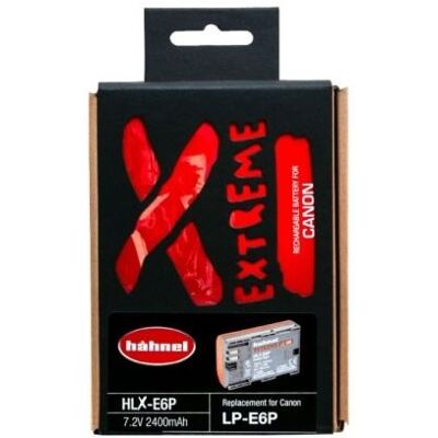 Hähnel Batterij Extreme HLX-E6P 2400 mAh Grijs voor Canon fototoestel Hähnel Batterij Extreme HLX-E6P 2400 mAh Grijs voor Canon fototoestel