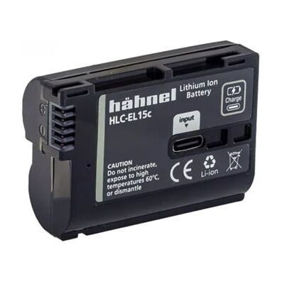 Hähnel Batterij Ultra HLC-EL15c USB-C Zwart voor Nikon fototoestel Hähnel Batterij Ultra HLC-EL15c USB-C Zwart voor Nikon fototoestel