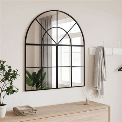 vidaXL Miroir Mural, Décoration de Chambre avec Film anti Éclatement au Dos, Miroir Suspendu Couloir Salle de Bain, Noir Arche Fer vidaXL Miroir Mural, Décoration de Chambre avec Film anti Éclatement au Dos, Miroir Suspendu Couloir Salle de Bain, Noir Arche Fer