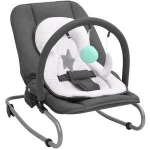 vidaXL Transat pour Bébé Balançoire pour Tout-petits Berceau pour Bébé Siège Basculant Chambre à Coucher Maison Intérieur Anthracite Acier vidaXL Transat pour Bébé Balançoire pour Tout-petits Berceau pour Bébé Siège Basculant Chambre à Coucher Maison Intérieur Anthracite Acier