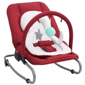 vidaXL Transat pour Bébé Balançoire pour Tout-petits Berceau pour Bébé Siège Basculant Chambre à Coucher Maison Intérieur Rouge Acier vidaXL Transat pour Bébé Balançoire pour Tout-petits Berceau pour Bébé Siège Basculant Chambre à Coucher Maison Intérieur Rouge Acier