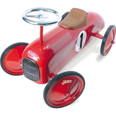 Vilac PORTEUR VOITURE VINTAGE ROUGE Vilac PORTEUR VOITURE VINTAGE ROUGE