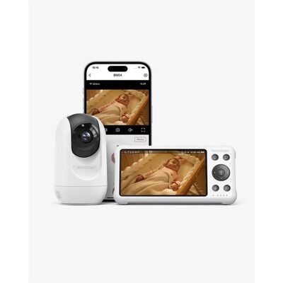 Momcozy Babyfoon BM04 5,5 inch videomonitor voor baby's Wit Momcozy Babyfoon BM04 5,5 inch videomonitor voor baby's Wit