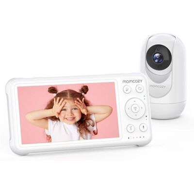 Momcozy Videomonitor voor baby's Baby Monitor 5 inch Wit Momcozy Videomonitor voor baby's Baby Monitor 5 inch Wit