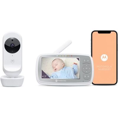 Motorola VM 44 Connect Babyfoon Wit Motorola VM 44 Connect Babyfoon Wit