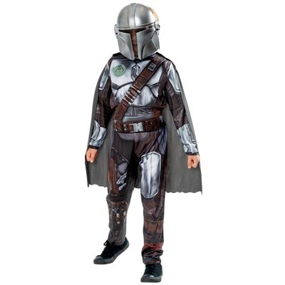 Star Wars Netflix Luxe Mandalorian-kostuum Voor Kinderen Op Hangercard Maat 7-8 Jaar - Verkleedkledij En Feestartikelen Star Wars Netflix Luxe Mandalorian-kostuum Voor Kinderen Op Hangercard Maat 7-8 Jaar - Verkleedkledij En Feestartikelen