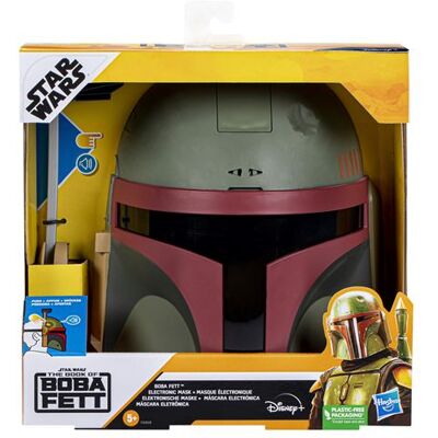 Star Wars beeldje Boba Fett elektronisch masker Star Wars beeldje Boba Fett elektronisch masker