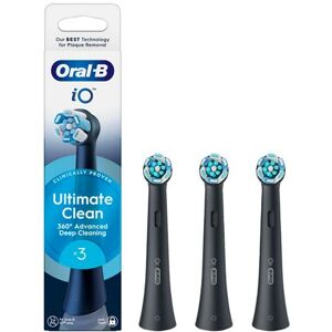 Oral B Oral-B Tandheelkundig accessoire iO Ultimate Clean Zwart x3 Oral B Oral-B Tandheelkundig accessoire iO Ultimate Clean Zwart x3
