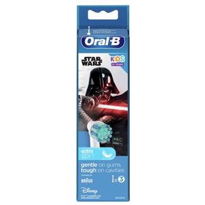 Oral B Oral-B Kids Star Wars - Reserve-borstelkop - voor tandenborstel (pak van 3) - voor Kids Star Wars Oral B Oral-B Kids Star Wars - Reserve-borstelkop - voor tandenborstel (pak van 3) - voor Kids Star Wars