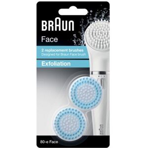 Set van 2 peelingsborsteltjes voor het gezicht Braun Face Silk-Epil 80-E Set van 2 peelingsborsteltjes voor het gezicht Braun Face Silk-Epil 80-E