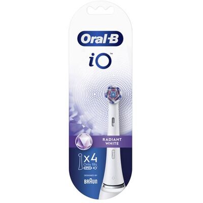 Oral B Set van 4 opzetborstels Oral-B iO Radiant White Wit Oral B Set van 4 opzetborstels Oral-B iO Radiant White Wit