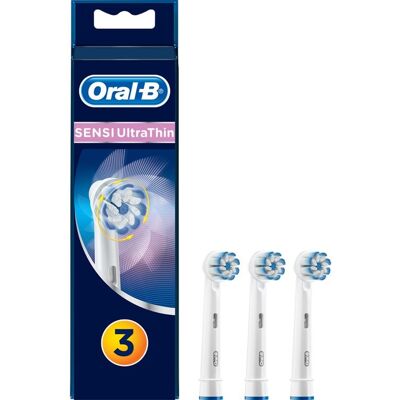 Oral B Oral-B SENSI UltraThin - Reserve-borstelkop - voor tandenborstel (pak van 3) - voor Pro 2 2000 Sensi UltraThin, 2500 Sensi Ultrathin, 2900 Sensi Ultrathin Oral B Oral-B SENSI UltraThin - Reserve-borstelkop - voor tandenborstel (pak van 3) - voor Pro 2 2000 Sensi UltraThin, 2500 Sensi Ultrathin, 2900 Sensi Ultrathin