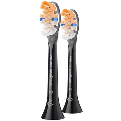 Philips Set van 2 tandenborstelopzetstukken Sonicare HX9092/88 Standaard Zwart Philips Set van 2 tandenborstelopzetstukken Sonicare HX9092/88 Standaard Zwart