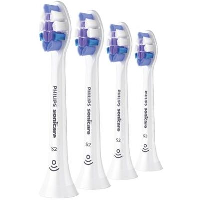 Set van 4 Philips Sonicare HX6054/10 X4-tandenborstels Wit Set van 4 Philips Sonicare HX6054/10 X4-tandenborstels Wit