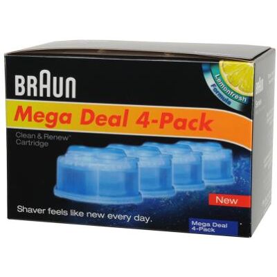Braun Clean & Renew navullingen - 4-Pack Braun Clean & Renew navullingen - 4-Pack