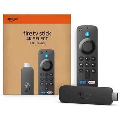 Amazon Fire TV Stick 4K Select - AV-speler - 8 GB - 4K UHD (2160p) - 60 beelden per seconde - HDR Amazon Fire TV Stick 4K Select - AV-speler - 8 GB - 4K UHD (2160p) - 60 beelden per seconde - HDR