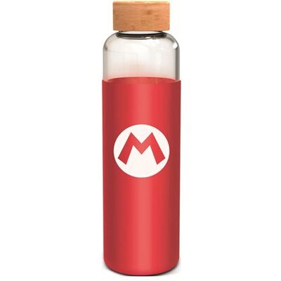 Stor Fles Van Glas En Siliconen Super Mario 585 Ml Stor Fles Van Glas En Siliconen Super Mario 585 Ml