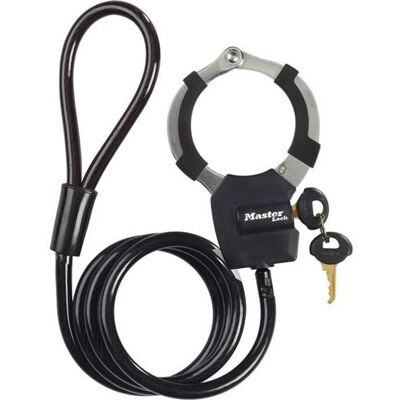 Master Lock Slotslot met handboei Street Cuff 1 m Zwart Master Lock Slotslot met handboei Street Cuff 1 m Zwart